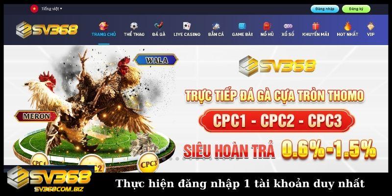 Thực hiện đăng nhập 1 tài khoản duy nhất